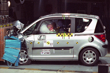 Краш тест Peugeot 1007 (2005)